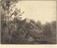 View of a Farm (La ferme de Valoux). Creator: Alphonse Legros