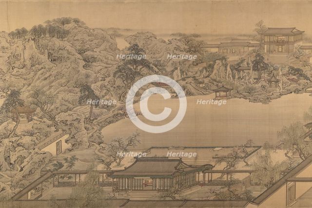 View of a Garden Villa, 18th century (?). Creator: After Yuan Jiang (active ca.1680-ca.1730).