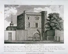 View of a gateway in Stepney, London, 1791. Artist: Anon
