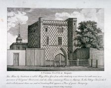 View of a gateway in Stepney, London, 1791. Artist: Anon