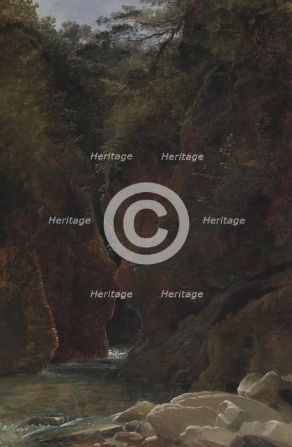 View of a Gorge in Italy, c1810 (?). Creator: Pierre-Athanase Chauvin.