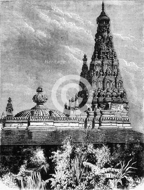'View of a Hindoo Temple, Bombay', c1891. Creator: James Grant.