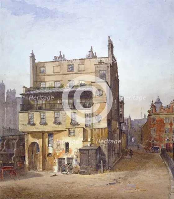 View of a house, Cecil Street, Westminster, London, 1882. Artist: John Crowther