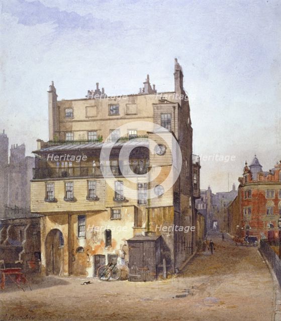 View of a house, Cecil Street, Westminster, London, 1882. Artist: John Crowther