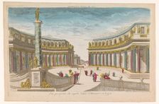 View of a Palace at Alexandria, 1762. Creator: L.Mt. Vanier