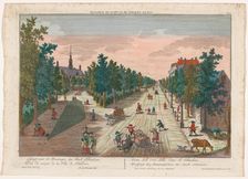 View of a park in Schiedam, 1742-1801. Creator: Anon