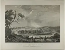 View of a Part of Moscow and its Surrounding Areas, 1833. Creator: Louis Julien Jacottet