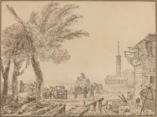View of a Port. Creator: Unknown