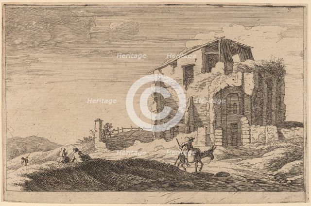 View of a Ruined Building. Creator: Herman van Swanevelt.