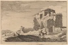 View of a Ruined Building. Creator: Herman van Swanevelt
