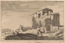 View of a Ruined Building. Creator: Herman van Swanevelt