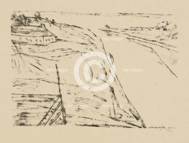 View of a river, 1912. Creator: Klee, Paul (1879-1940).