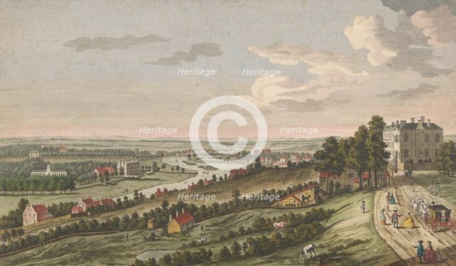 View of a river with ships and boats on the water in moonlight, 1753-1797. Creators: Pierre François Basan   , Pierre Fouquet, Pierre Jacques Duret.