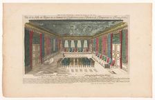 View of a room in the Romer in Frankfurt am Main, 1700-1799. Creator: Anon