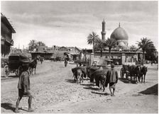 View of a street from the North Gate, Baghdad, Iraq, 1925.Artist: A Kerim