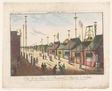 View of a street in Nanking, 1755-1779. Creator: Franz Xavier Habermann