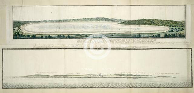 View of a saltpan, near the mouth of the Swartkops River, 1778. Creators: Robert Jacob Gordon, Johannes Schumacher.