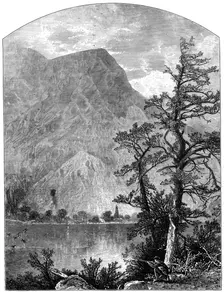 View of a spur of the Blue Mountains, Delaware Water Gap, New Jersey, USA, 1877