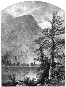 View of a spur of the Blue Mountains, Delaware Water Gap, New Jersey, USA, 1877