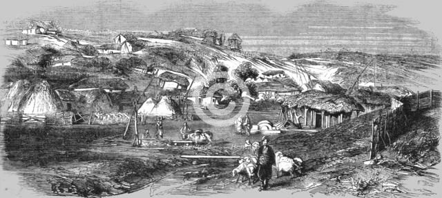 'View of a Tartar Village', 1854. Creator: Unknown.