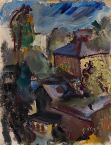 View of a Town, 1920-1923. Creator: Eemu Myntti