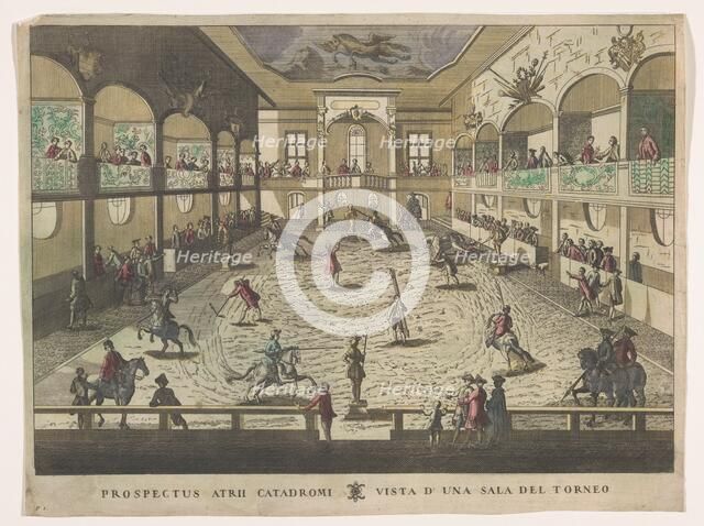 View of a tournament school, 1700-1799. Creator: Unknown.