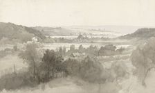 View of a valley, 1816-1880. Creator: Willem Bodeman
