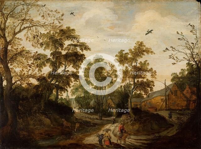 View of a Village, 1623. Creator: Willem van den Bundel.