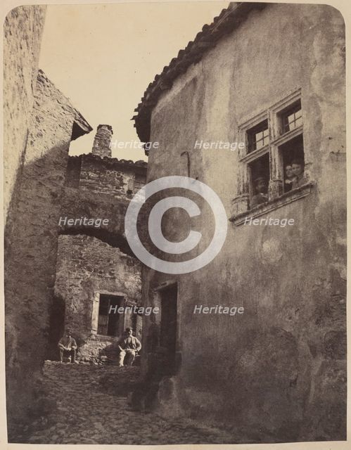 View of a Village, late 1850s. Creator: Domini (French, 1829-1895).
