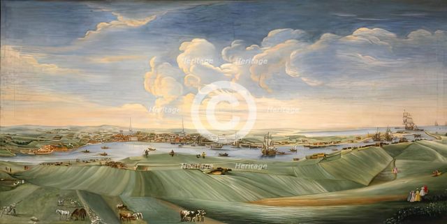 View of Aberdeen, 1756. Creator: William Mosman.