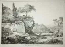 View of Albano, 1817. Creator: Claude Thiénon