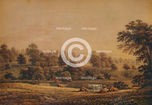 'View of Aldenham Abbey: Hertfordshire', 18th-19th century, (1935). Artist: John Glover.