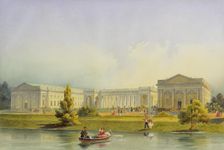 View of Alexander Palace in Tsarskoye Selo
