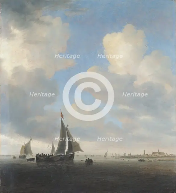 View of Alkmaar, 1650. Creator: Salomon Ruysdael.