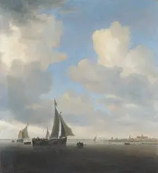 View of Alkmaar, 1650. Creator: Salomon Ruysdael