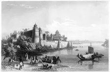 View of Allahabad, showing the fort c1860