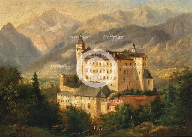 View of Ambras Castle, 1874. Creator: Lepie, Ferdinand (1824-1883).