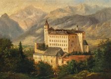 View of Ambras Castle, 1874. Creator: Lepie, Ferdinand (1824-1883)