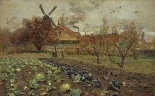 View of Amerikavej in Copenhagen, 1881. Creator: Frits Thaulow