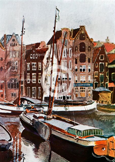 'View of Amsterdam', 1907 (1911-1912). Artist: Unknown