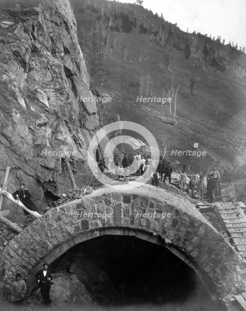 View of an Underpass Arch at Verst 15, 1900-1904. Creator: Unknown.
