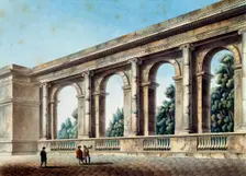 View of an Arched Gallery c1791-c1794. Artist: Thomas de Thomon
