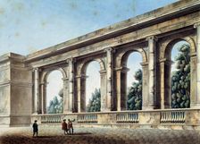 View of an Arched Gallery c1791-c1794. Artist: Thomas de Thomon
