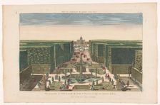View of an avenue in the Vatican Gardens in the vicinity of the city of Rome, 1700-1799. Creator: Anon
