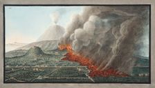 View of an eruption of Monte Vesuvius on 23rd December 1760 and ended 5th January 1761, 1776