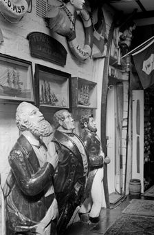 View of an exhibition of maritime artefacts, c1945-c1965. Artist: SW Rawlings