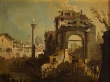 View of an Italian City, 18th century. Creator: Francesco Guardi
