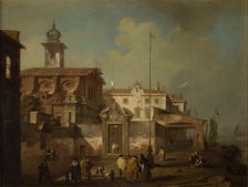 View of an Italian City, 18th century. Creator: Unknown
