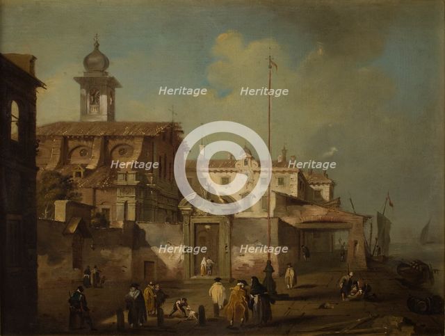 View of an Italian City, 18th century. Creator: Unknown.