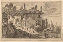 View of an Italian Villa. Creator: Herman van Swanevelt